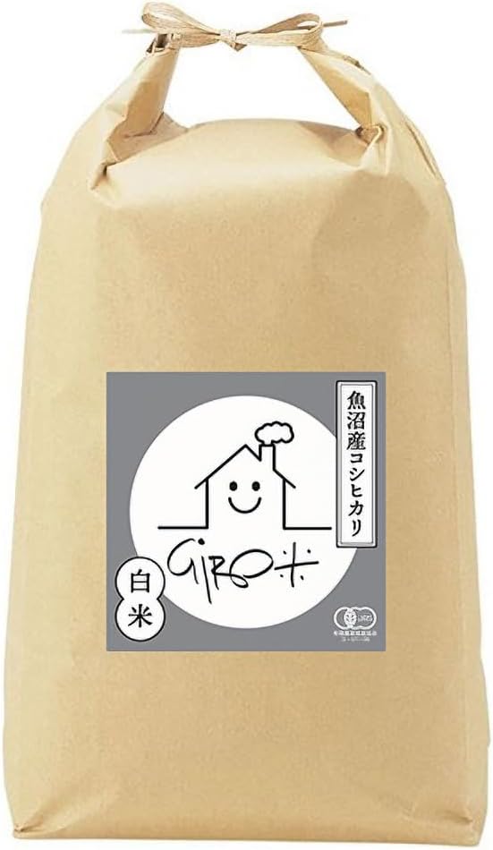 GIRO米プロジェクト 令和6年産 魚沼産コシヒカリ 精米 20kg 5kg×4袋